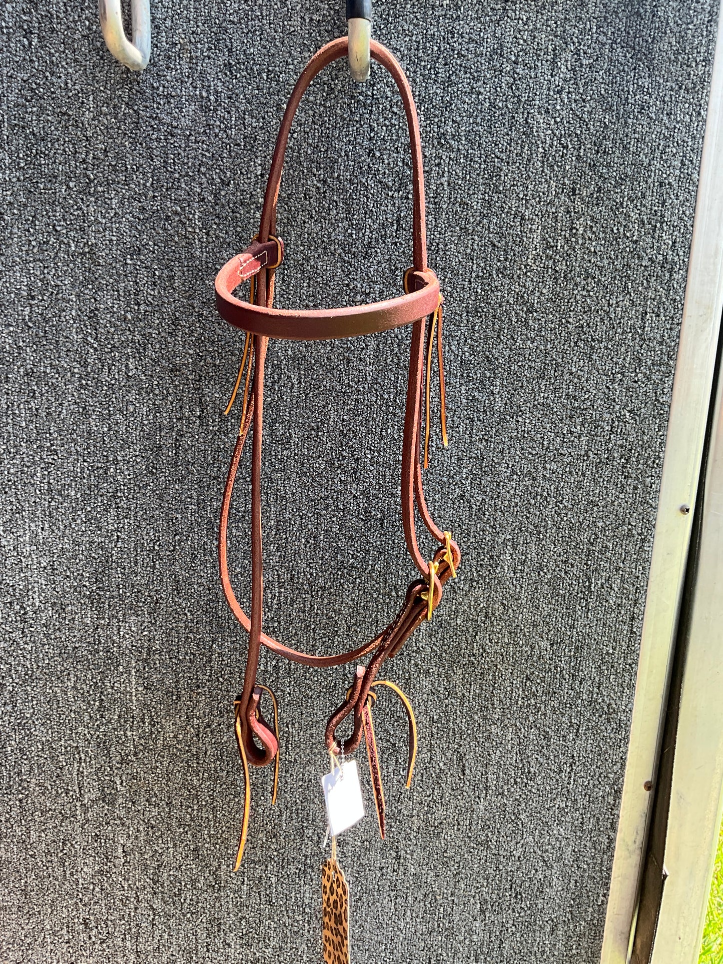 5/8" SINGLE BUCKLE BROWBAND HEADSTALL (DARK OIL)