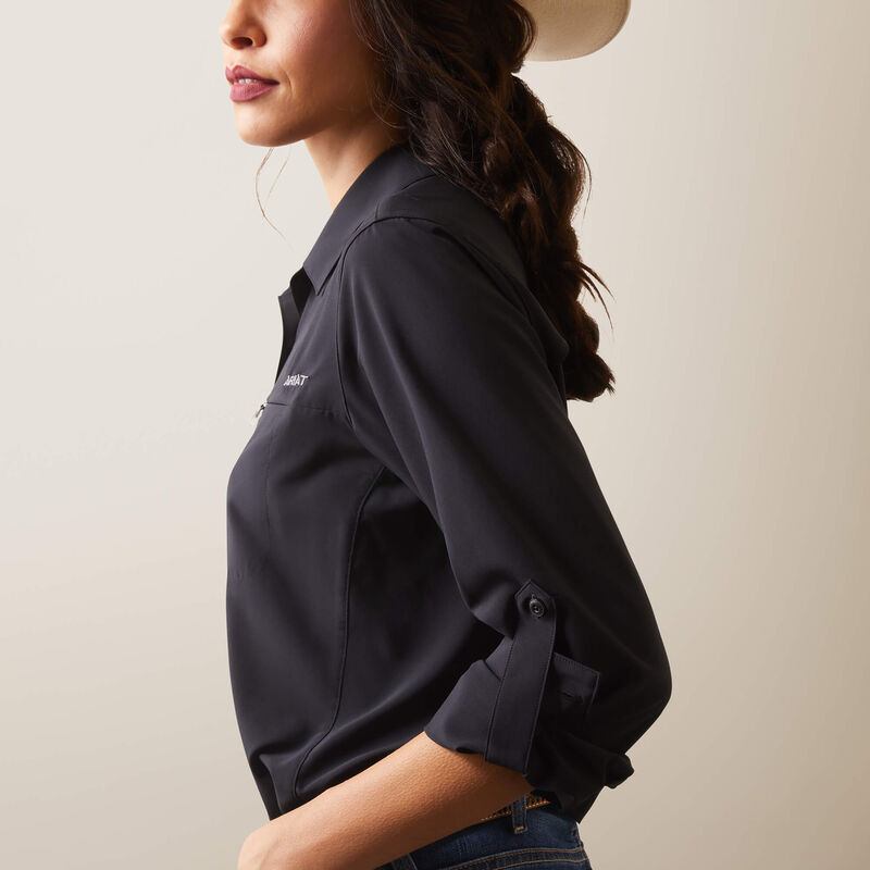 Women's Ariat VentTEK LS Shirt - Black
