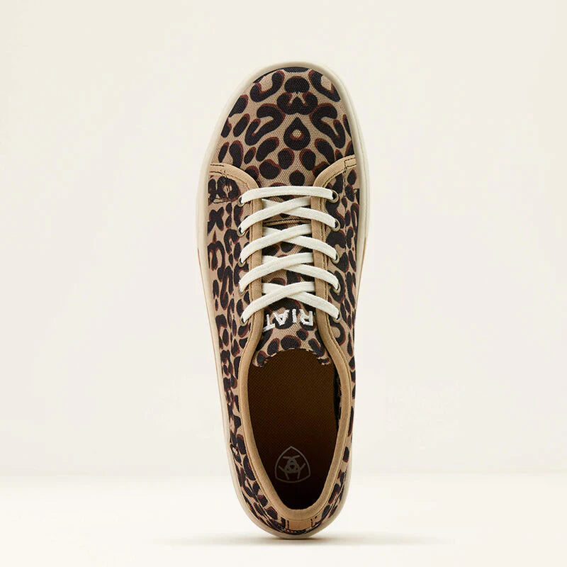ARIAT WOMEN'S SKYLAR PLATFORM LACE SHORS - LEOPARD
