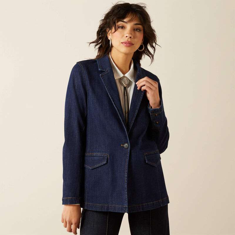 Ariat Womens Denim Blazer
