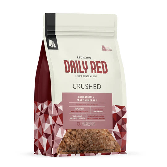 Redmond Rock Daily Red Crushed 5 LB BAG