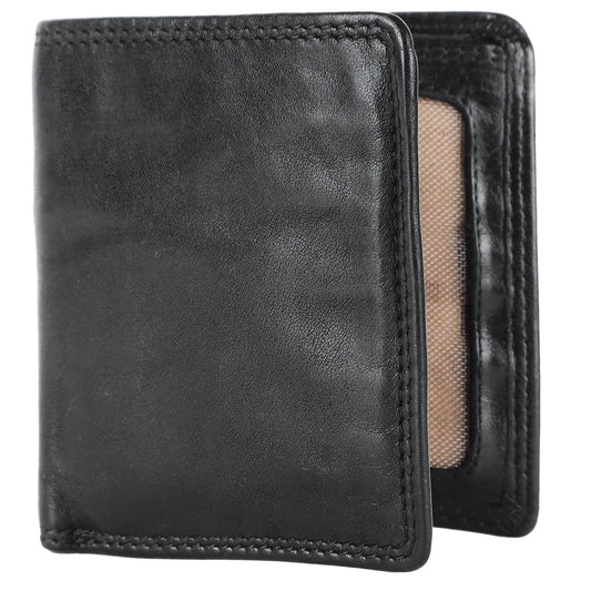 Leather Black Bifold Wallet