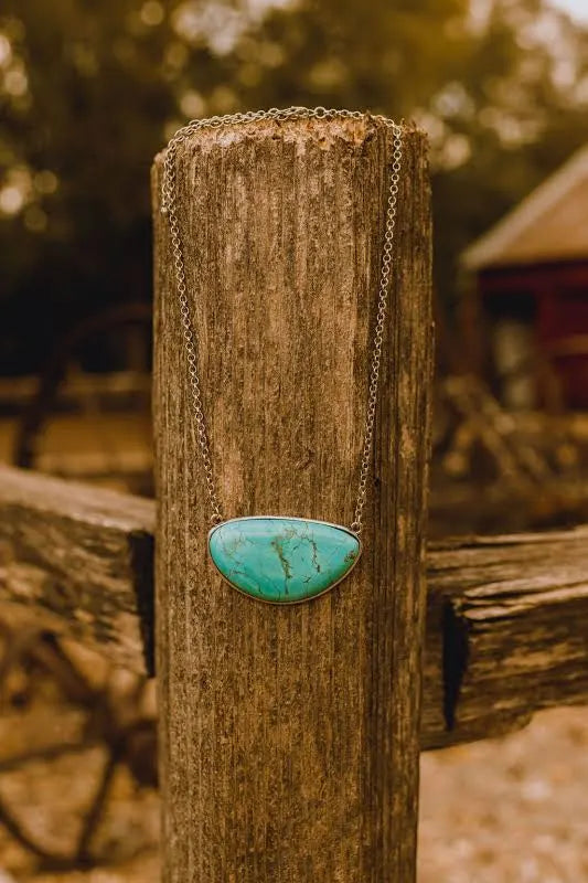 Chunky Turquoise Stone Necklace