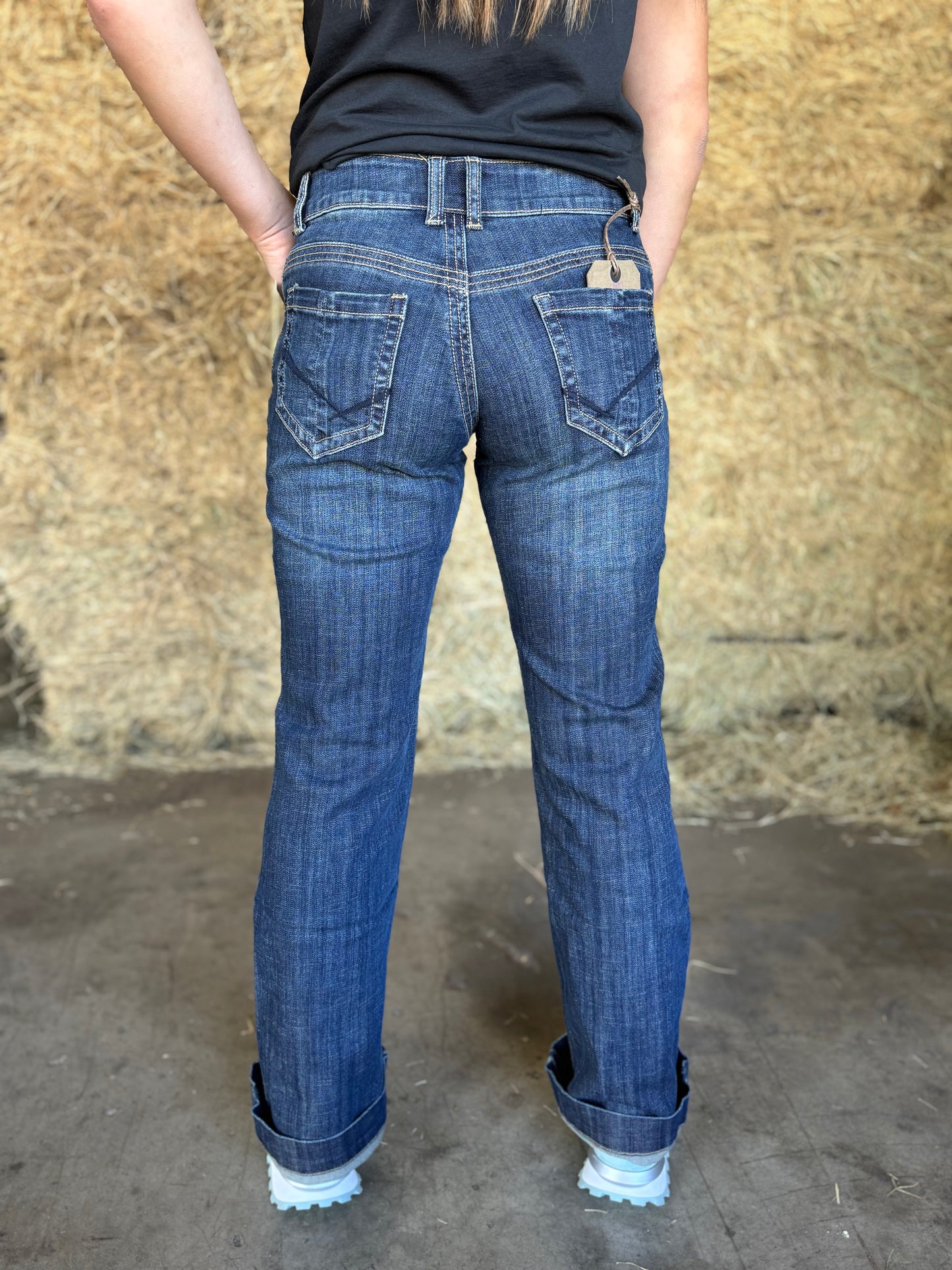 Stetson City Trouser Dark Wash