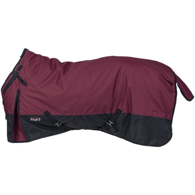 Tough1 600D Turnout Blanket with Snuggit Burgundy