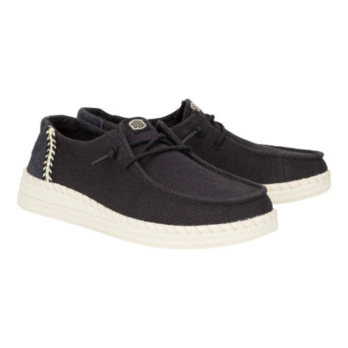 Wendy Espadrille Woven Black