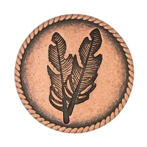 Feather Concho with Post