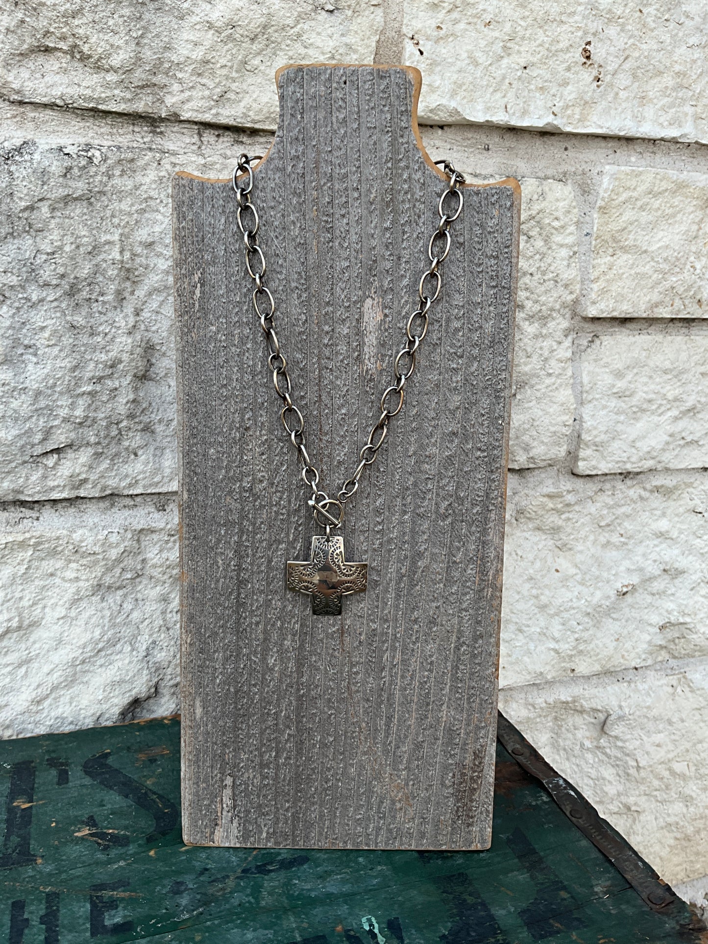 Silpada Cross Pendant Silver Necklace