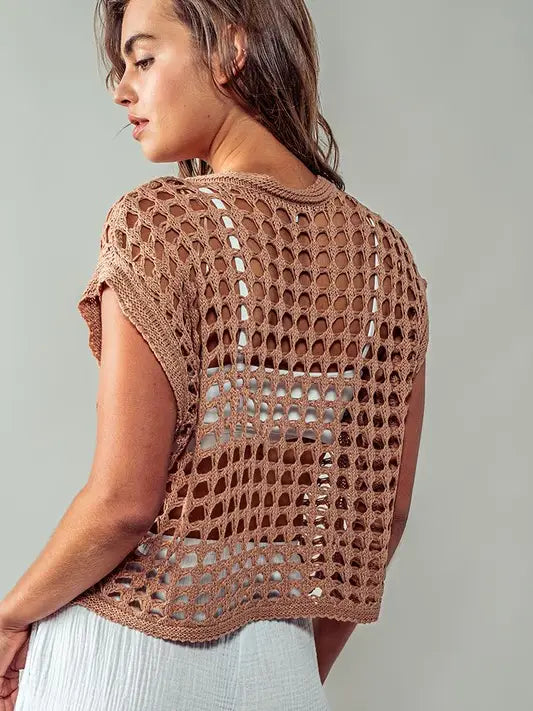 The Renewal Crochet Knit Cover Up