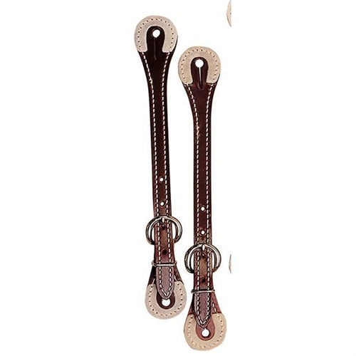 Weaver Leather Spur Straps with Rawhide Corners