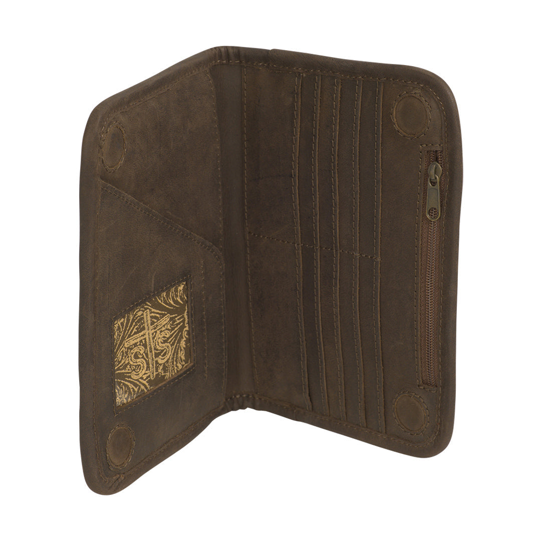 STS CRIMSON SUN MAGNETIC WALLET