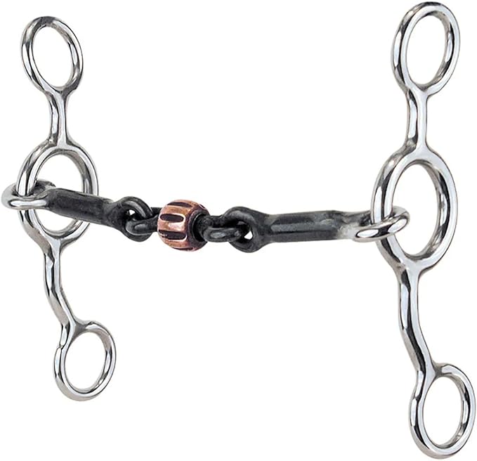 Junior Cow Horse Sweet Iron Snaffle w/ Roller