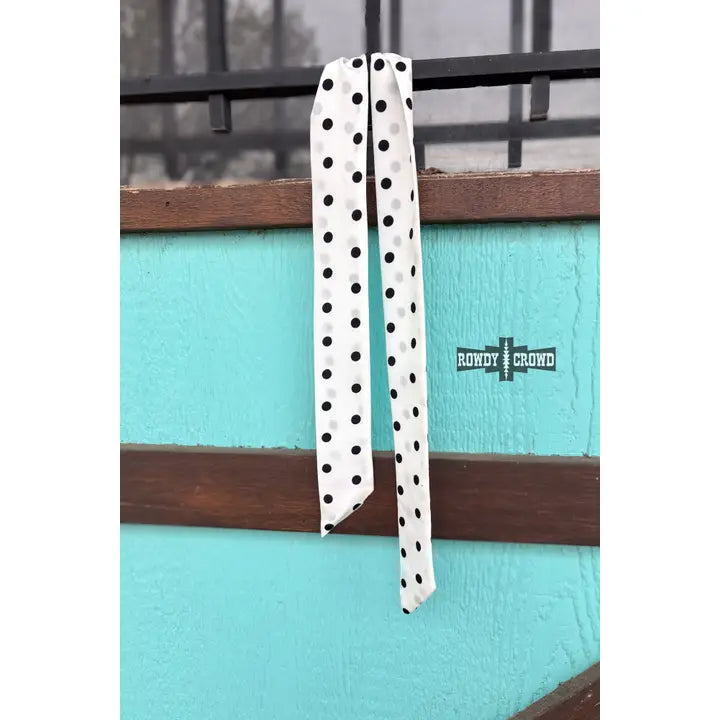 Punchy Polka Dot Twillie White