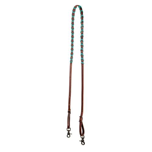 Pony ½” Burgundy Rein with 2 Snaps
