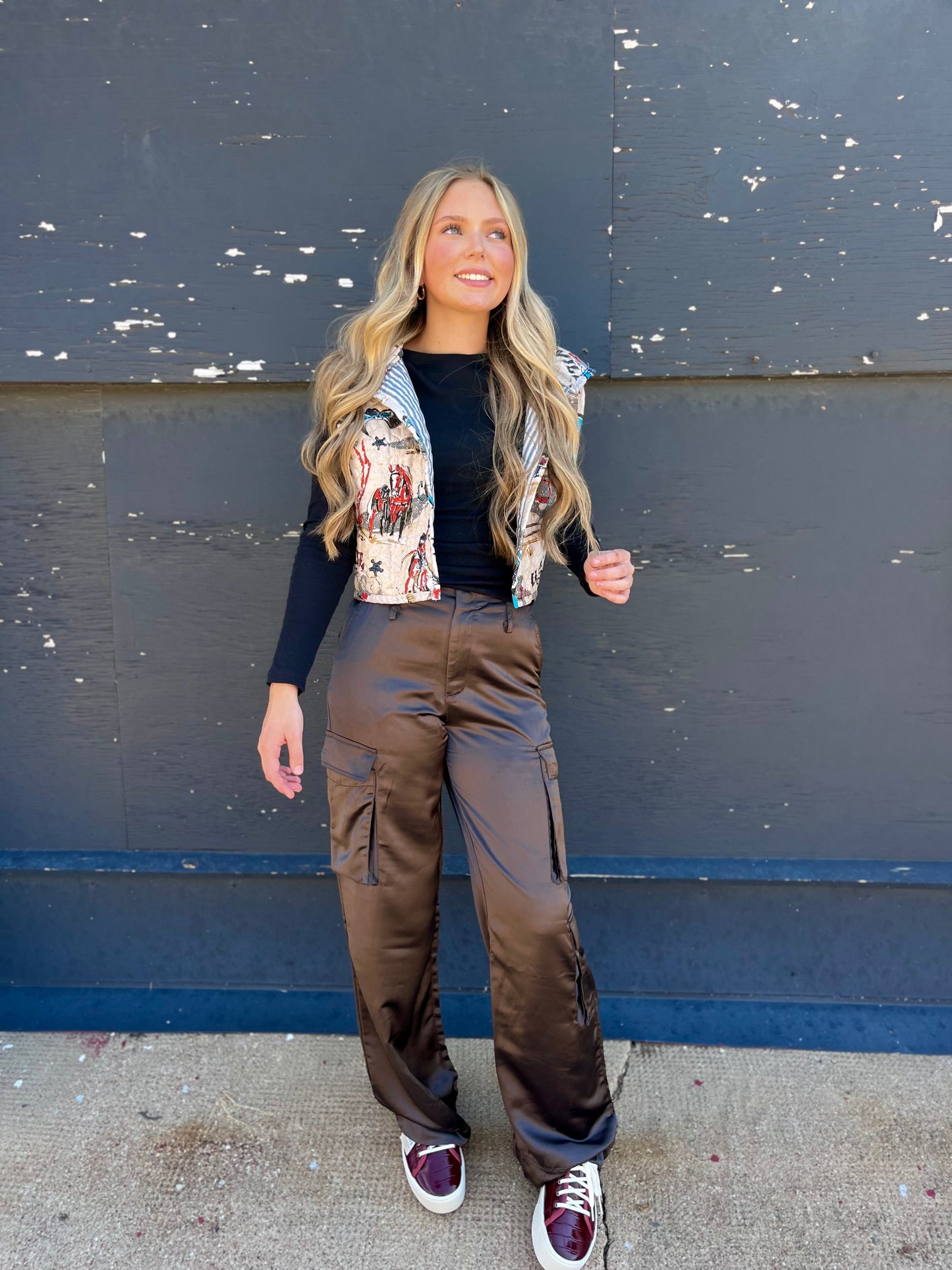 Cattle Drive Linen Cate Vest