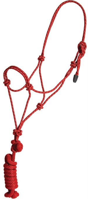 Mustang Yearling Red Halter