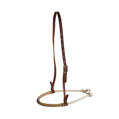 BRAIDED RAWHIDE ROPE NOSEBAND