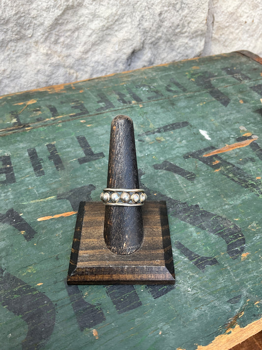 Medium Width Dot Ring