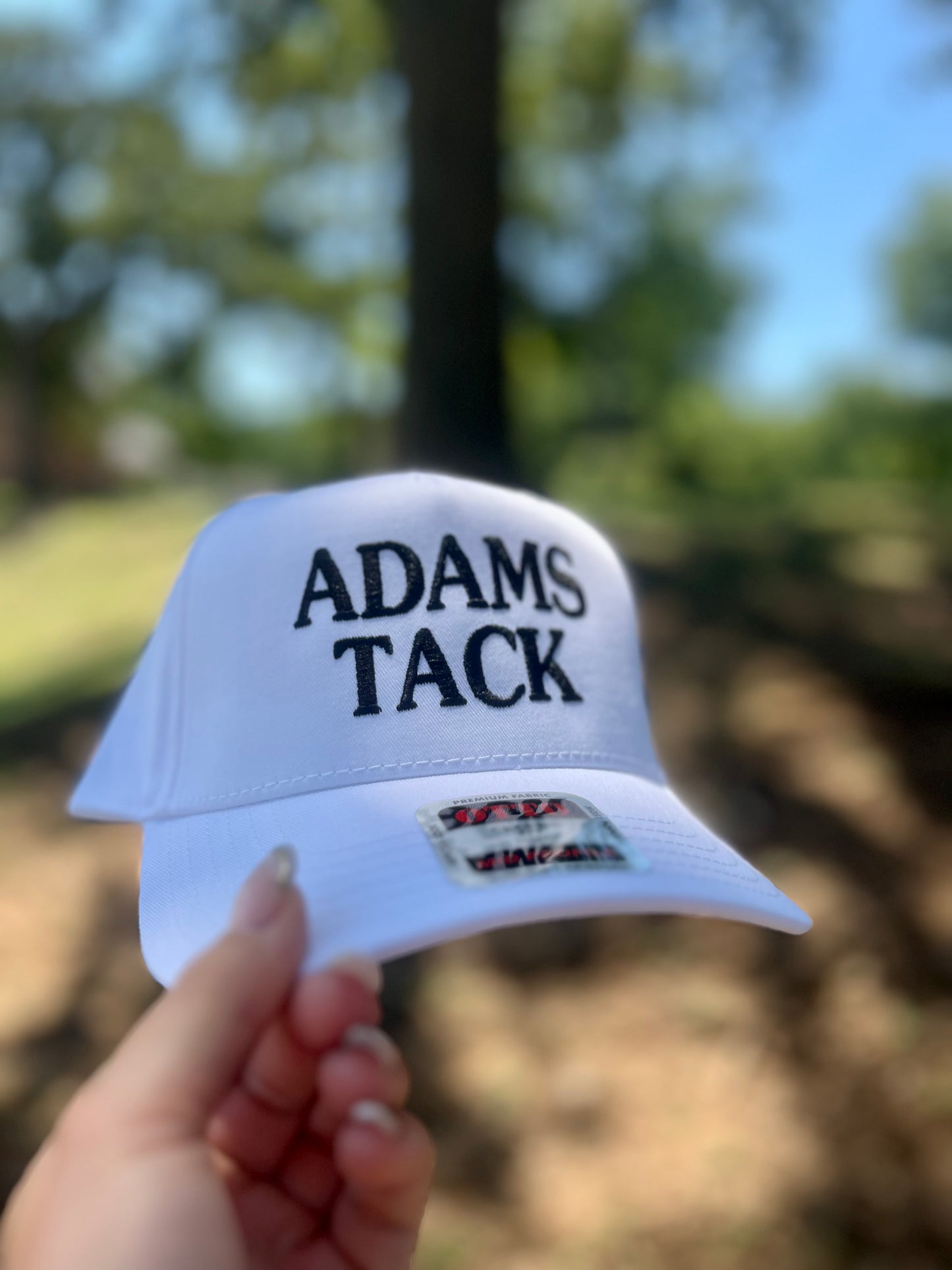 Adams Tack Embroidered Cap
