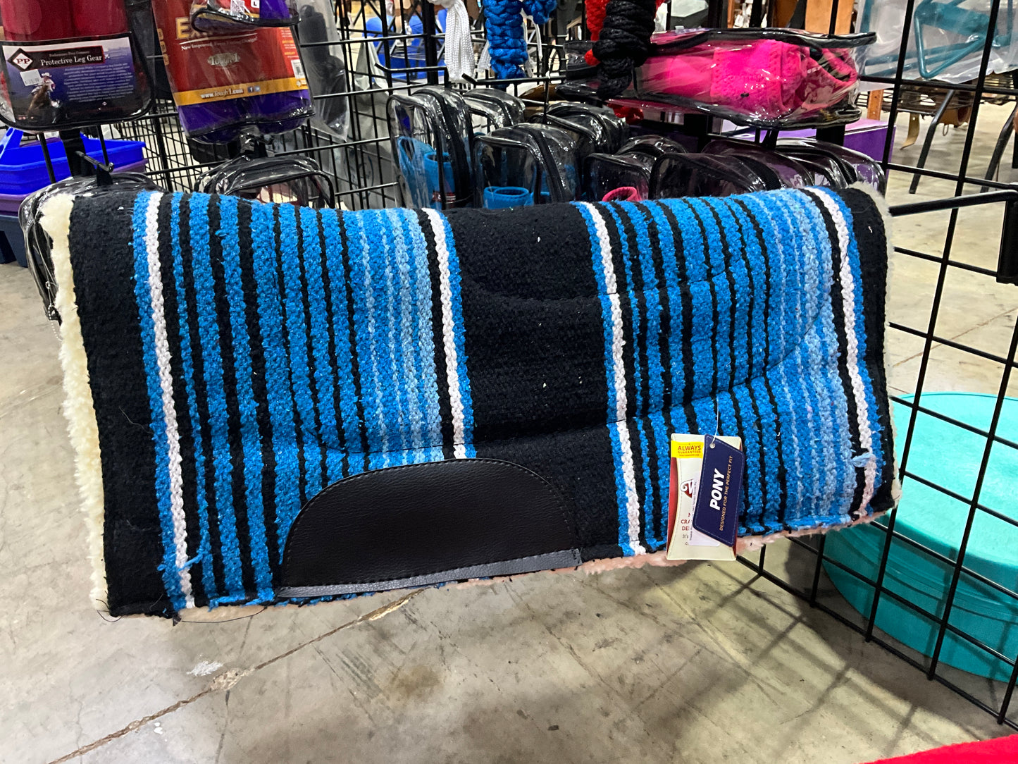 Weaver Pony Fleece Lined Navajo Saddle Pad Assorted Colors