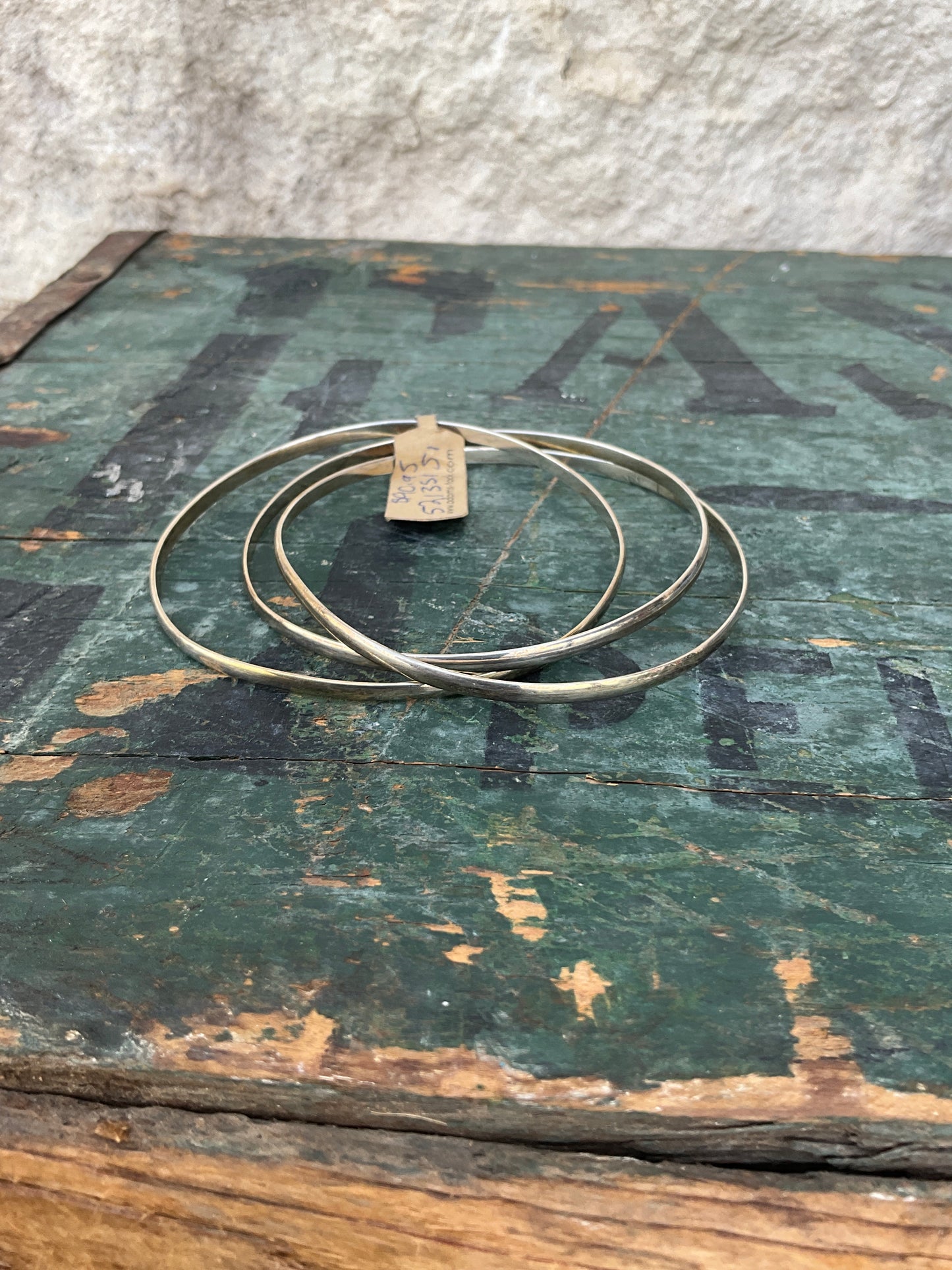 Silver Bangles (3)