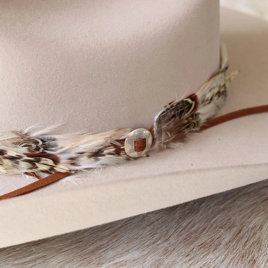 Hat Concho 3/4" Sterling Silver Slotted Concho