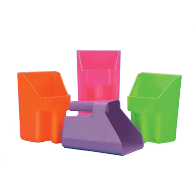 Tolco Super Feed Scoop Asst Neon 3 QT