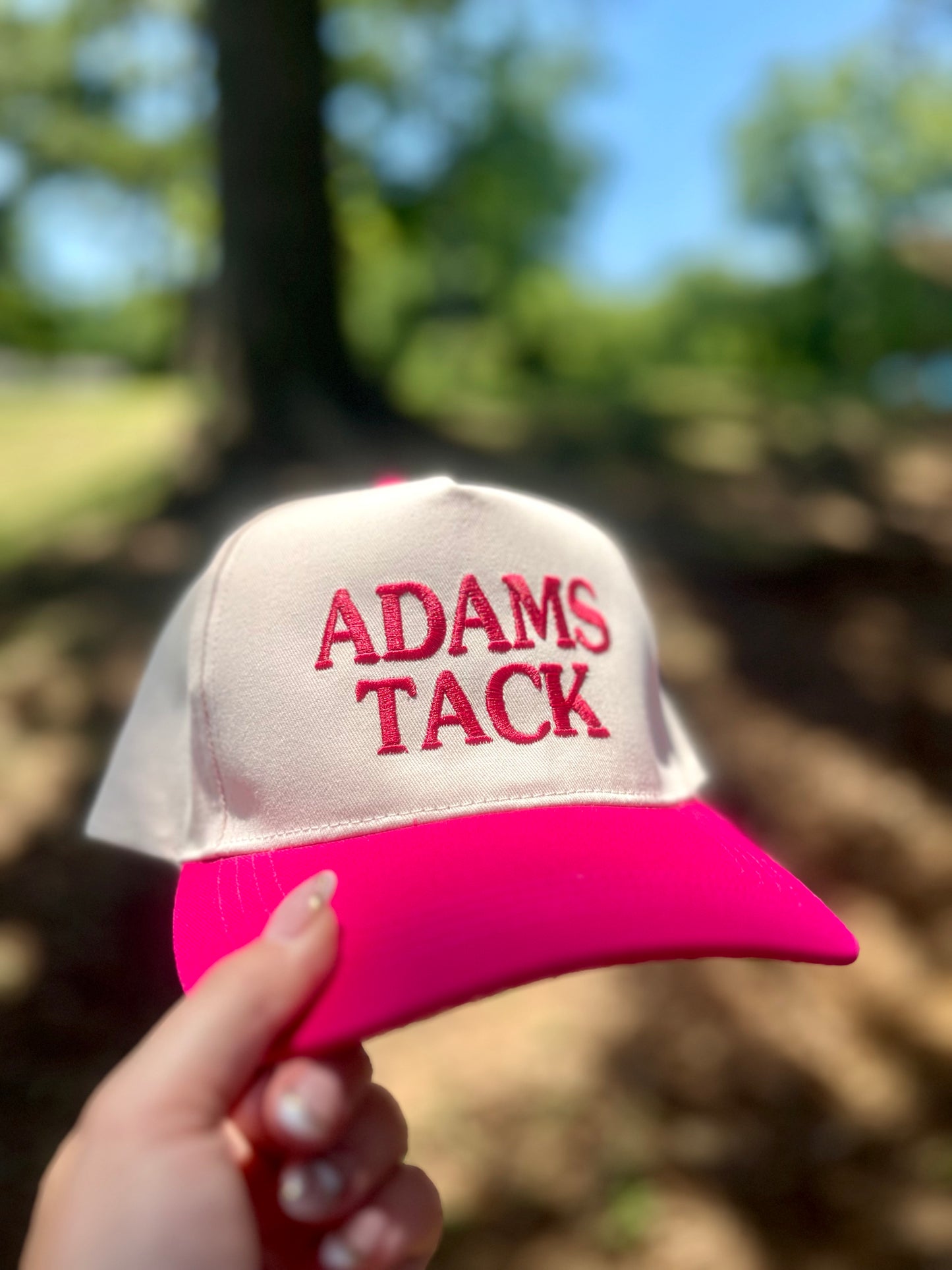 Adams Tack Embroidered Cap