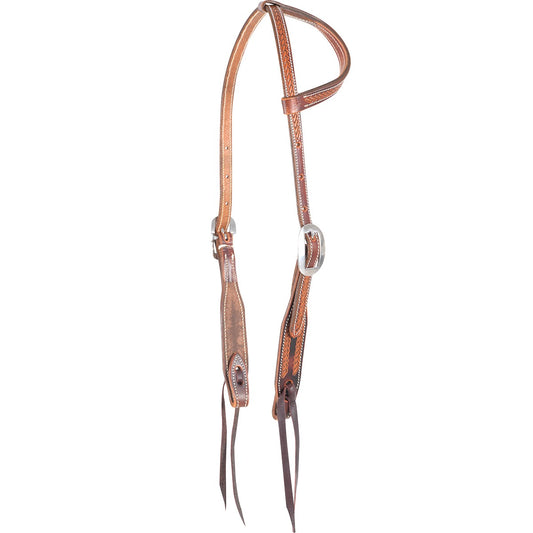 SLIP EAR HEADSTALL WITH ROPE TOOLING