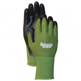 bell gloves bicycle Bellingham Bamboo Gardener with Nitrile Palm Glove LARGE – Adams Tack
