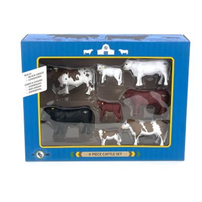 Toy Cow Set 8 PC