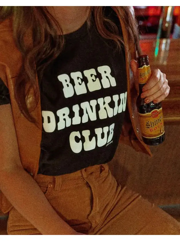Beer Drinkin' Club Tee Black