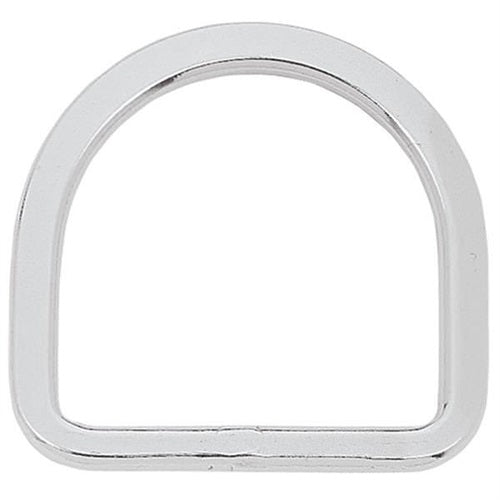 Beveled Saddle D-Ring, Stainless Steel, 3"