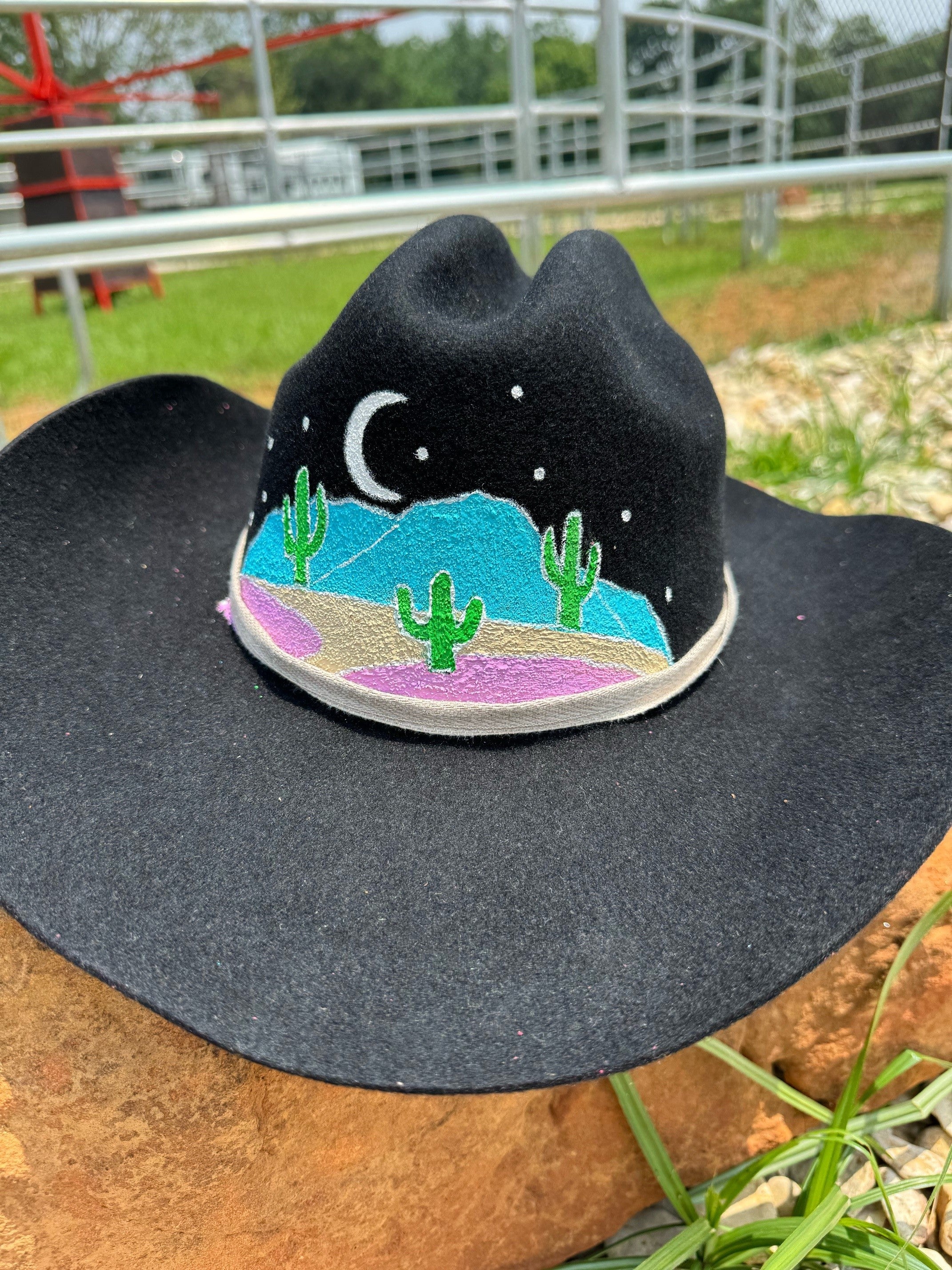 Custom Painted Cowboy Hats Los Angeles Custom Painted Cowboy Hats