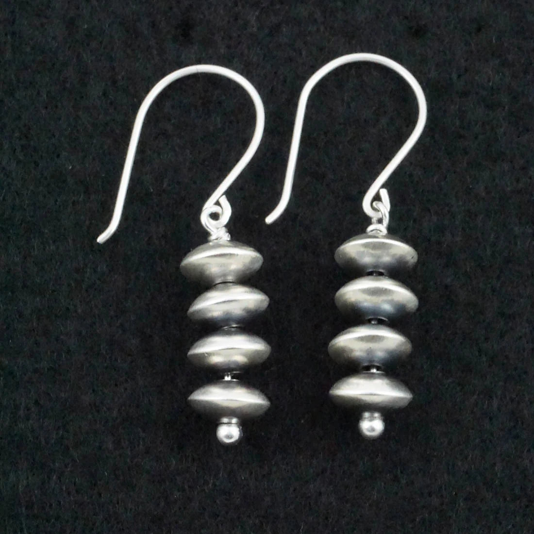 Bryannen Halwood Sterling Silver 4 Navajo Pearl Earrings