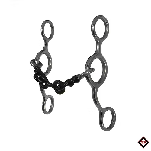 COW PONY 3-PIECE TWISTED WIRE DOG BONE 4.5"