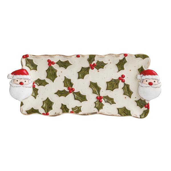 Christmas Holly Everything Dish