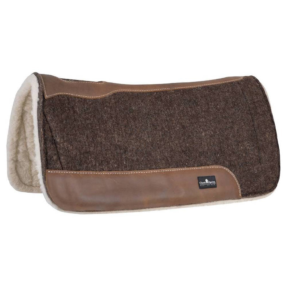 Blended Felt Saddle Pad with Fleece Bottom, 3/4-inch