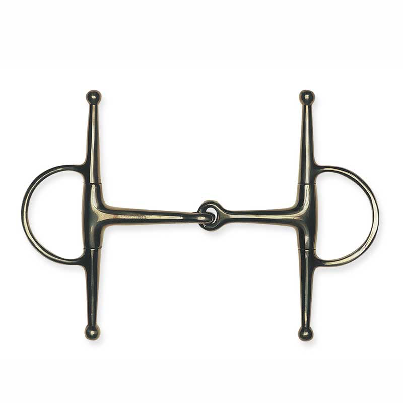 FULL CHEEK SMOOTH SNAFFLE PONY BIT