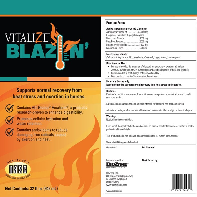 VITALIZE BLAZIN 32 OZ