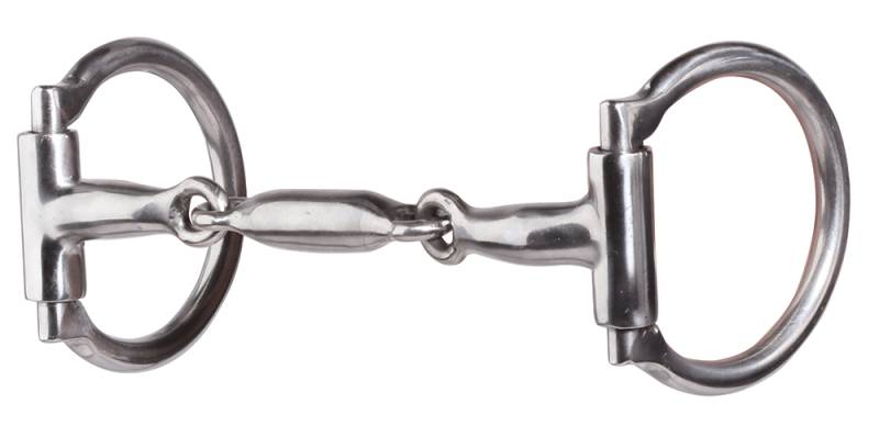 D RING - THREE PIECE SNAFFLE