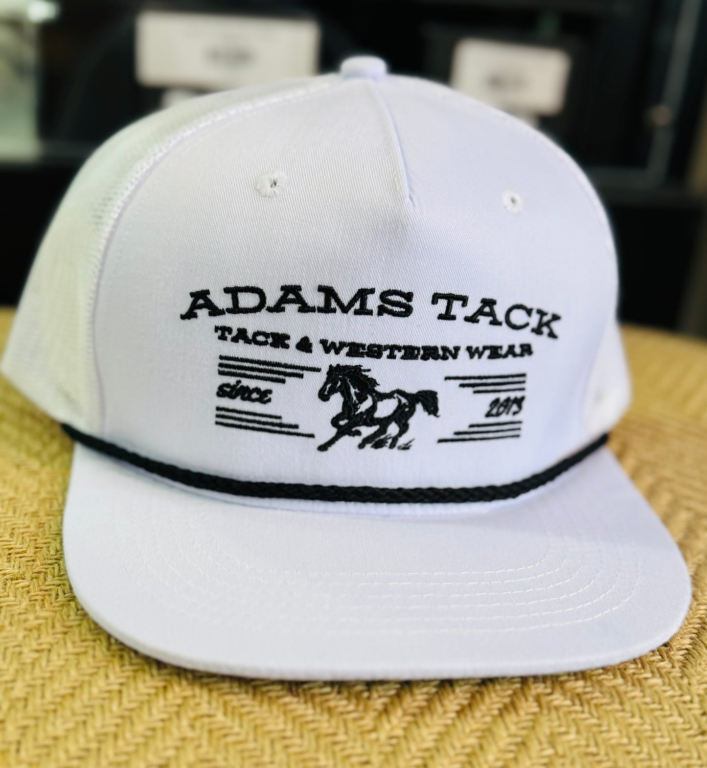 Adams Tack Custom Cap