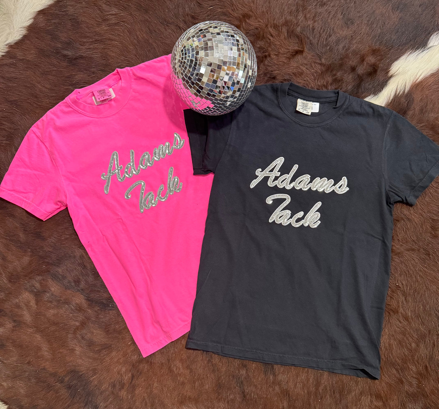 Sequin Adams Tack Tee