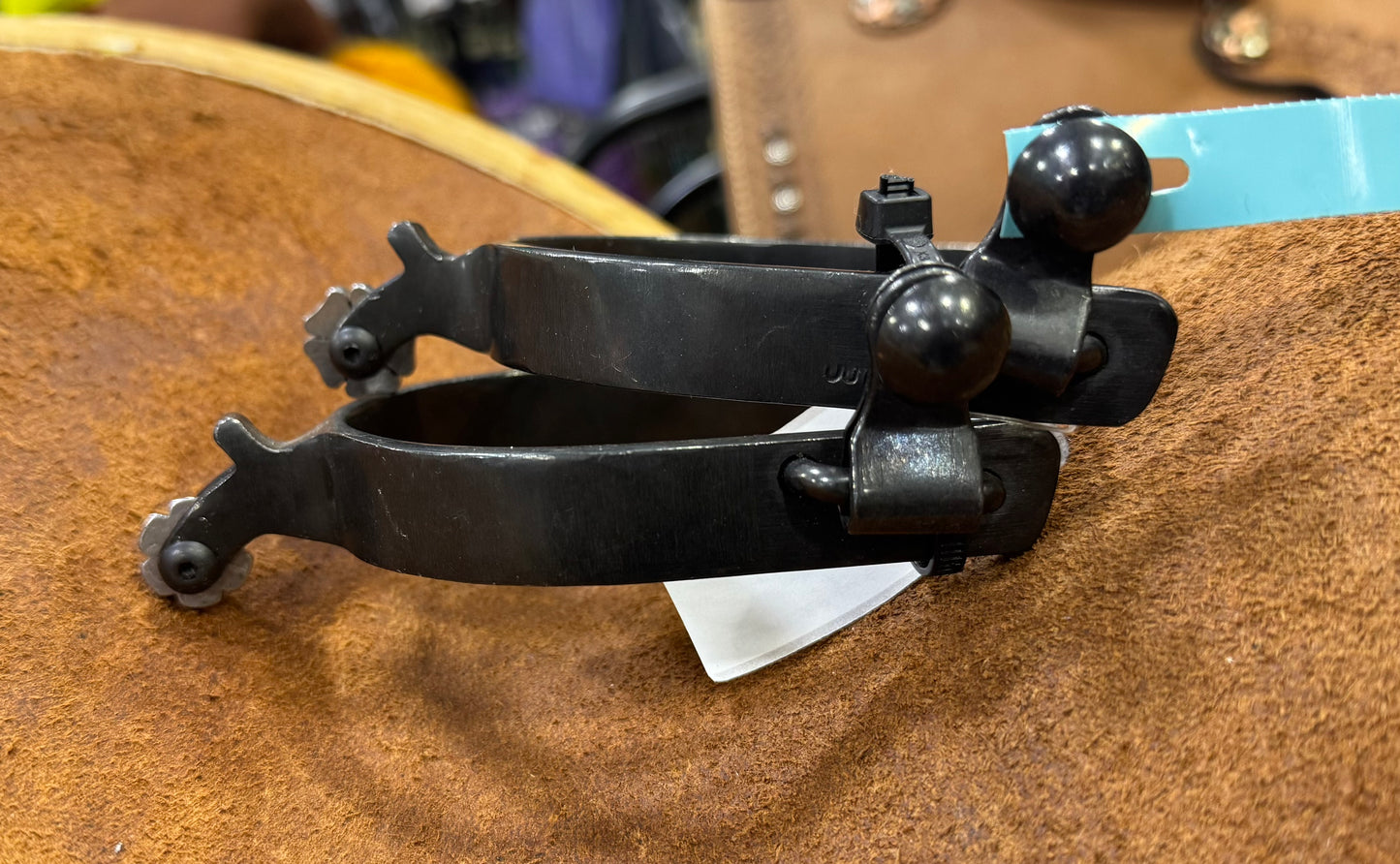 Dutton Calf Roper Spur W/ Chap Guard