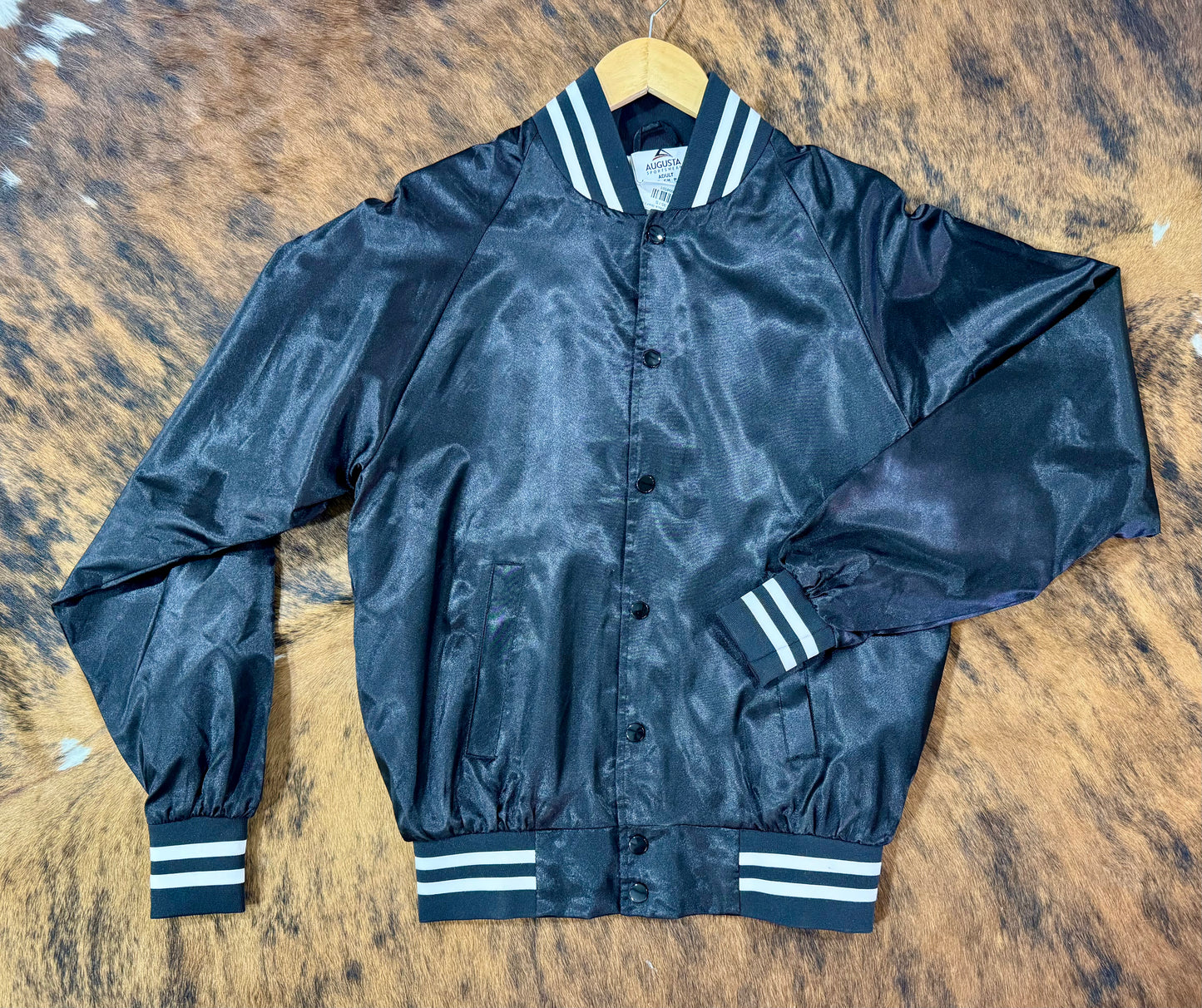 Bomber Jacket Black Boot Lace