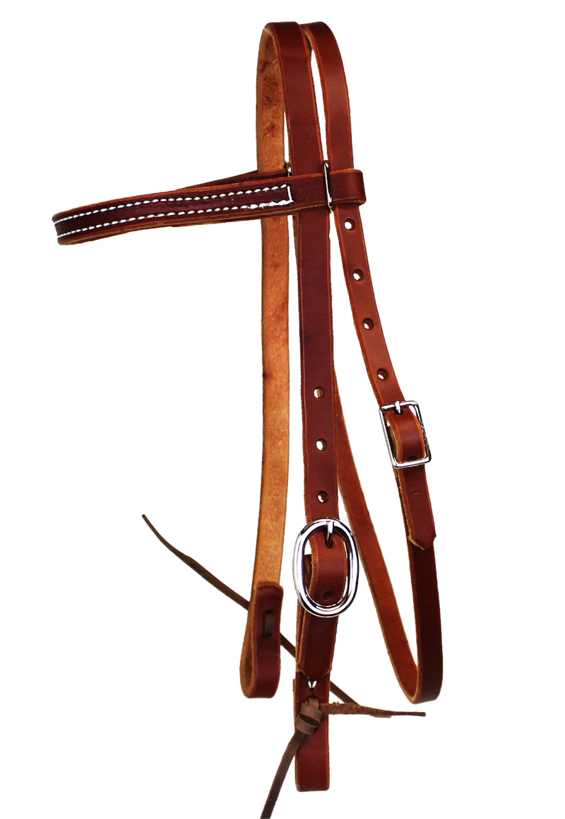PONY LATIGO LEATHER BROWBAND HEADSTALL