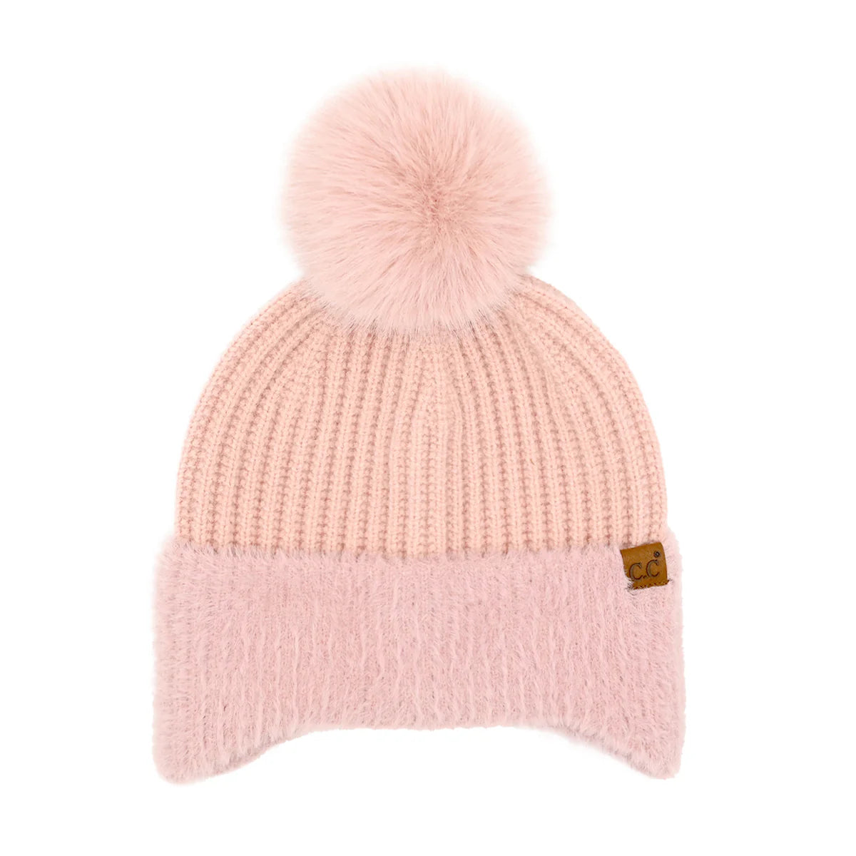 Fur Earflap Pom