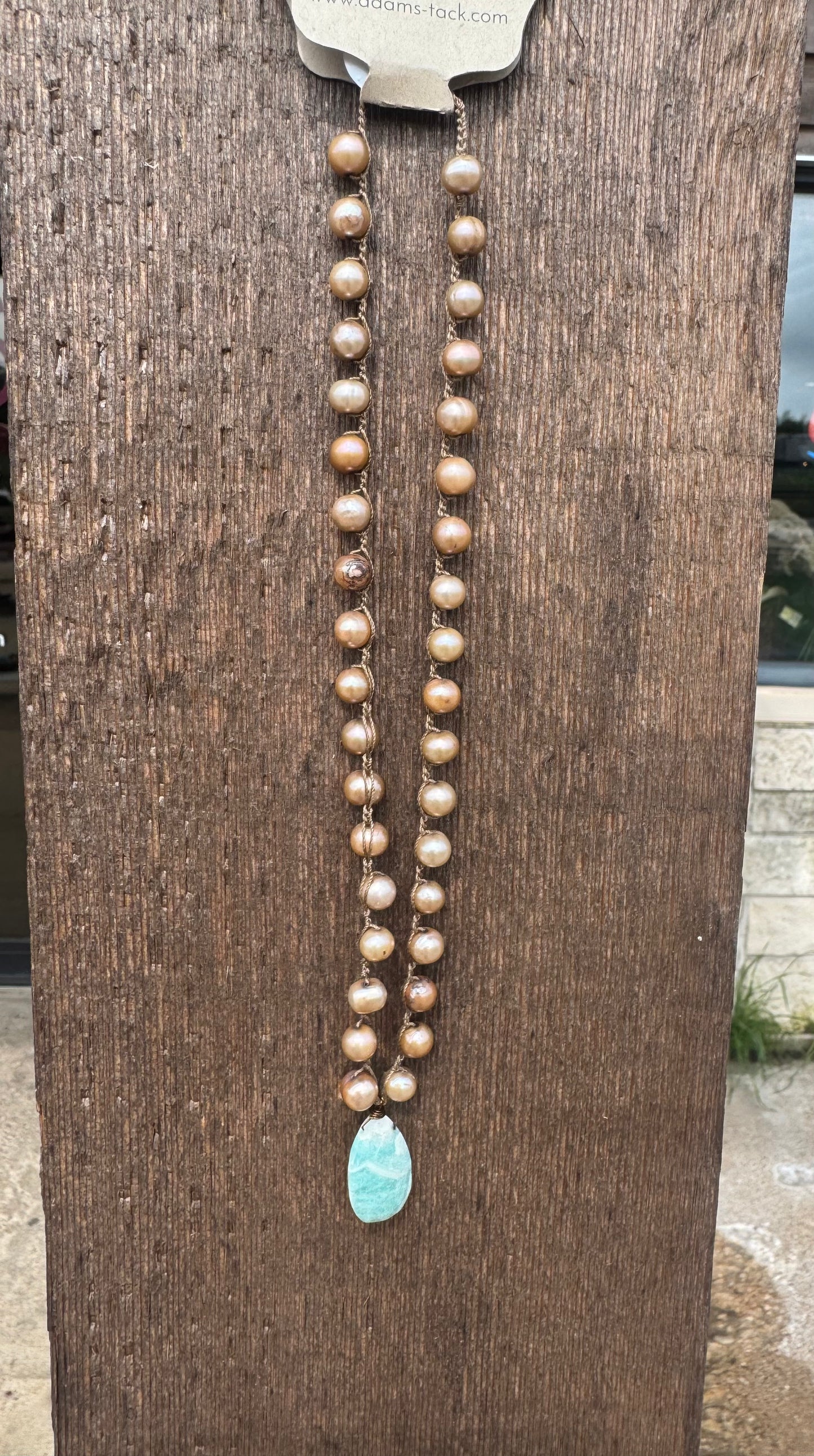 Freshwater Pearl Labradorite Drop