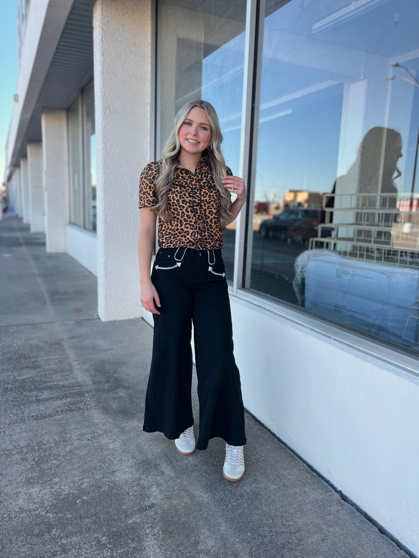 HH Leopard SS Pearl Snap