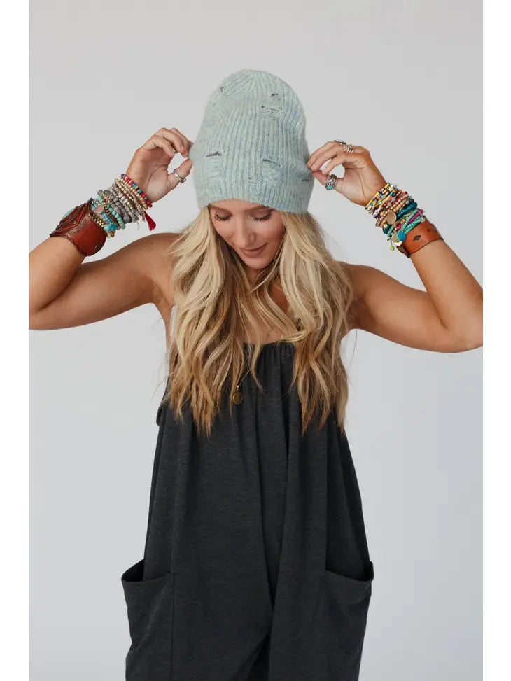 Jenice Distressed Beanie